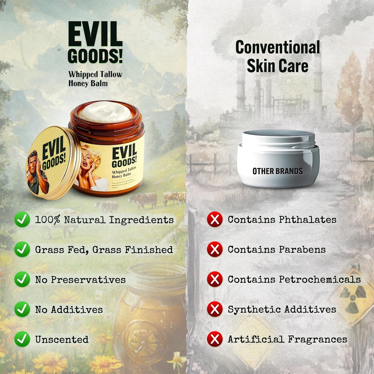 EVIL GOODS | Bálsamo Batido de Sebastes de Res y Miel