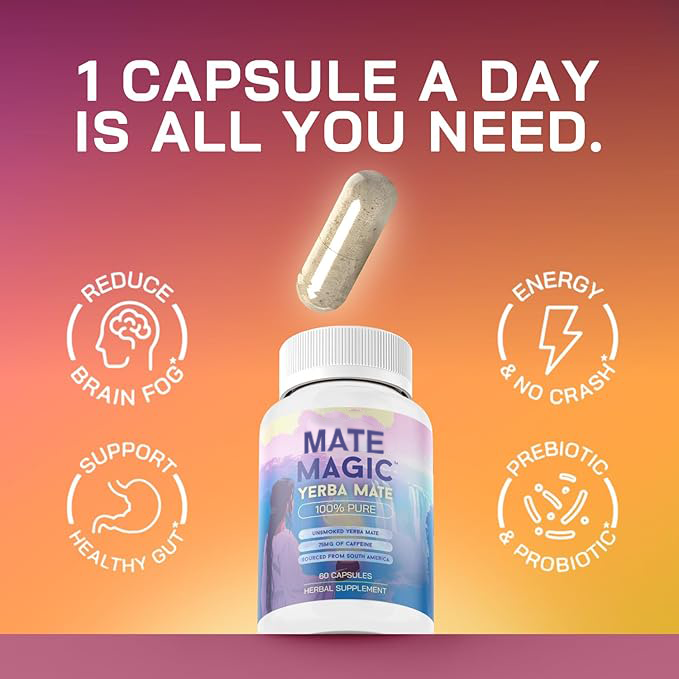 Mate Magic - Yerba Mate Capsules 60pc