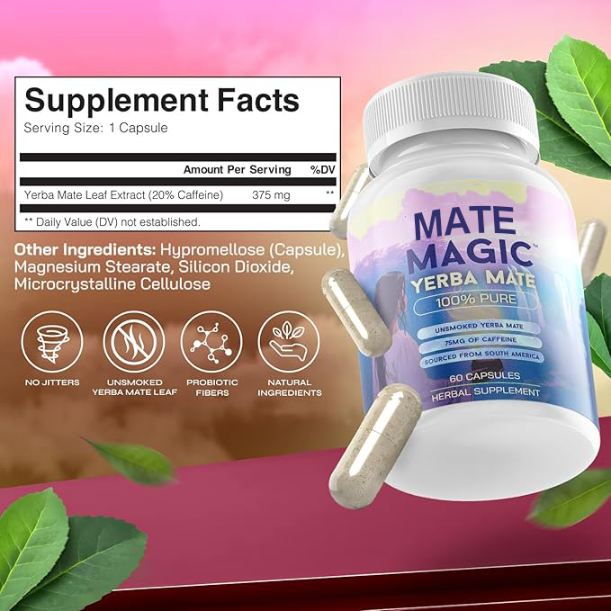 Mate Magic - Yerba Mate Capsules 60pc