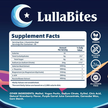 LullaBites® | Natural Sleep Gummies