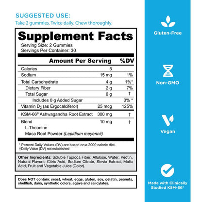 Goli Ashwagandha & Vitamin D Gummy